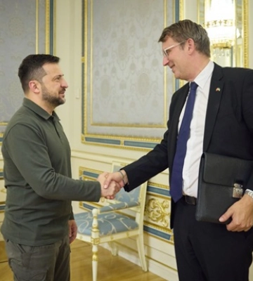 Зеленский провел встречу с министром обороны Дании