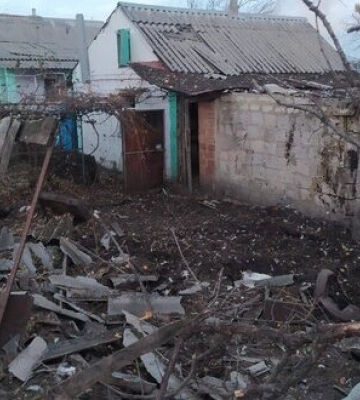 Вследствие обстрела с. Подолы на Харьковщине погибли двое гражданских. ФОТО