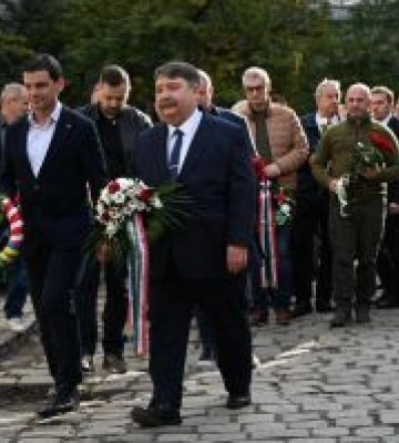 Закарпатці вшанували героїв Угорської революції 1956 року