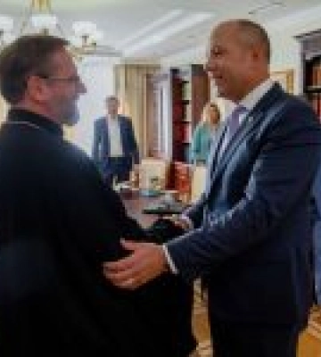 Глава УГКЦ привітав президента Світового конгресу українців із новою каденцією