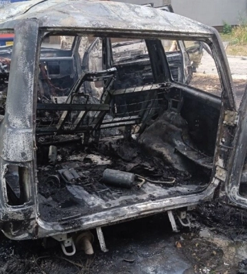 У Бердянську підірвали автомобіль з окупантом - соцмережі