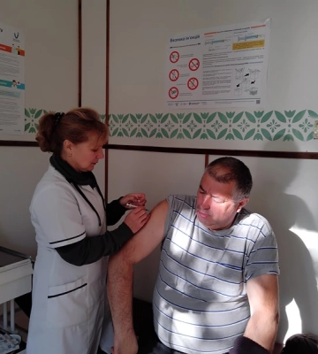 У двох громадах Уманського району відбулася виїзна вакцинація