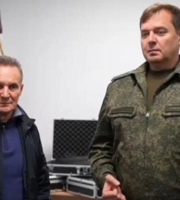 В Мелитополе гауляйтер Е.Балицкий в очередной раз показал свою ненависть к Украине (видео)