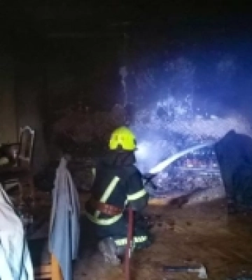 У Калинах на Тячівщині на пожежі загинув чоловік (ФОТО)