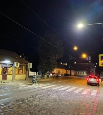 Цьогоріч у Львові облаштують освітлення на понад 40 пішохідних переходах