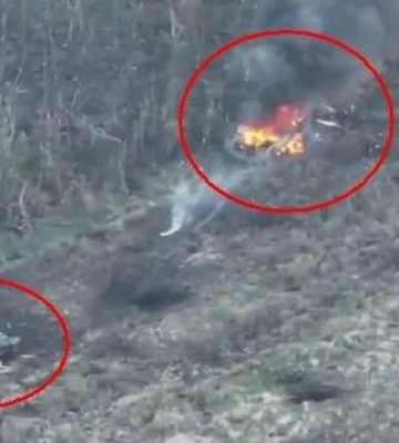 Дві ворожі БМП-3 знищили українські воїни поблизу села Ягідне на бахмутському напрямку. ВIДЕО