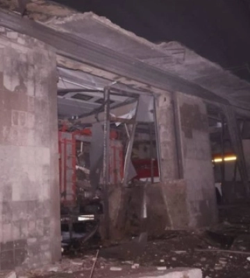 Росіяни завдали удару по пожежній частині в Ізюмі ракетою «Іскандер»