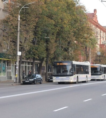 Як ходить громадський транспорт у Запоріжжі у зв'язку з перекриттям проспекту Соборного