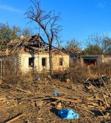 Під час удару РФ по Михайлівці на Херсонщині постраждало подружжя