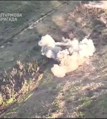 Воїни 5 ОШБр знищили колону бронетехніки ворога на Донеччині. ВIДЕО