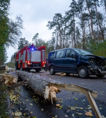 Ураганний вітер в Києві вже наробив лиха (фото, відео)