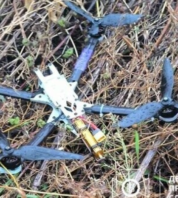 Пограничники приземлили вражеские FPV-дроны, атаковавшие их позиции. ФОТОрепортаж