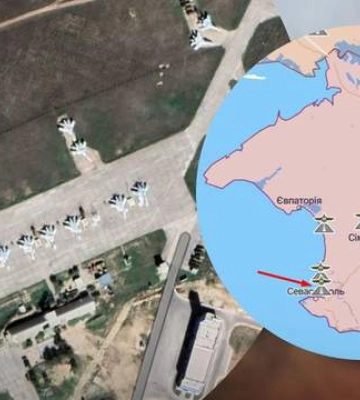 На аеродромі під Севастополем росіяни розмістили системи ППО та РЛК: супутникові знімки
