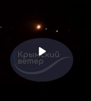 В оккупированном Крыму прозвучали взрывы: в Евпатории и Черноморском слышали гул беспилотников. Фото и видео