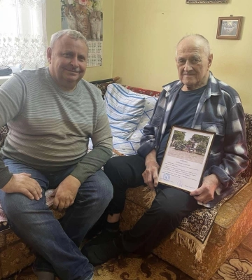 Житель Хустщини відзначив 90-річний ювілей