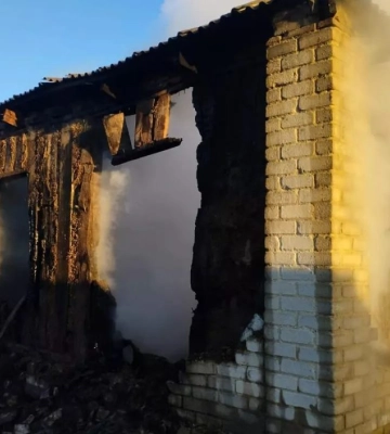 На Дніпропетровщині під час пожежі у будинку знайшли обгоріле тіло чоловіка