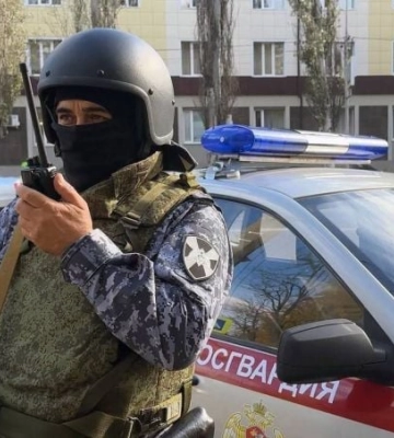 На улицах Мелитополя росгвардия снова проводит облавы