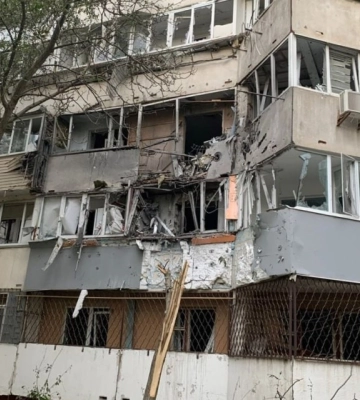Ночью россияне обстреляли Херсон, погиб человек