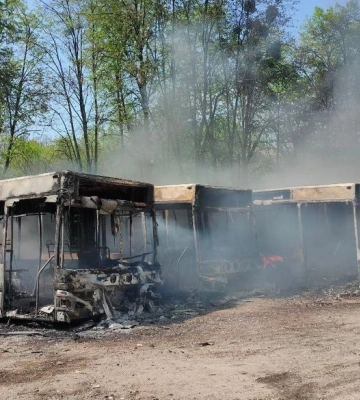 Стало відомо, яких збитків завдали російські обстріли комунальному транспорту Харкова
