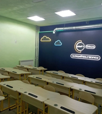 Back to school: завершене облаштування укриттів двох навчальних закладів Миколаївщини