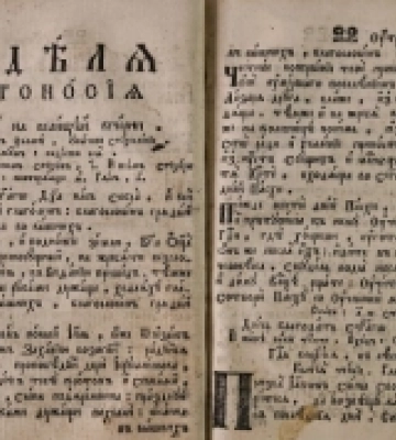 На сайті рівненського музею для перегляду став доступний  стародрук «Тріодіон цвітний»