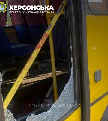 У Херсонській міській громаді внаслідок денних ворожих обстрілів одна людина загинула, дев&#039;ятьох поранено