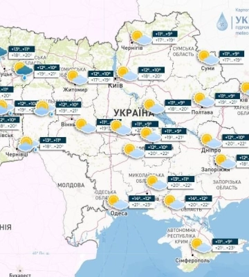В Україні буде тепло, але місцями - дощ: що прогнозують в Дніпрі на 31 жовтня