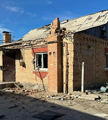Ворог спрямував на Нікополь сім дронів-камікадзе та гатив з важкої артилерії