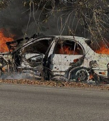 Окупанти вдарили по Херсону: Влучили в автівку, загинув чоловік. ФОТО (оновлено)