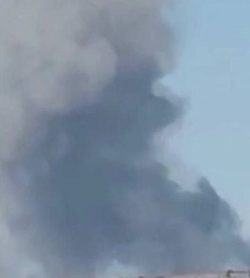В оккупированном Симферополе пожар