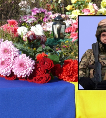 У Білопіллі провели в останню земну дорогу загиблого земляка