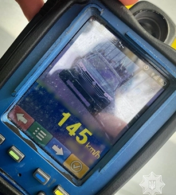 У Луцькому районі оштрафували водія, який втричі перевищив дозволену швидкість