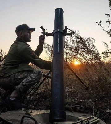 Прикордонники показали, як ударили по піхоті окупантів біля Бахмута (відео)