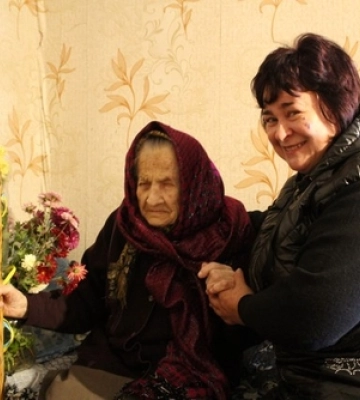 Жителька волинського селища відзначила 100-літній ювілей