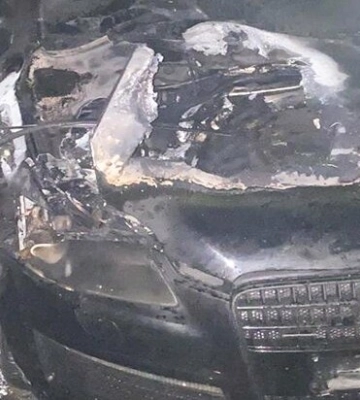 На Полтавщині невідомі підпалили автомобіль
