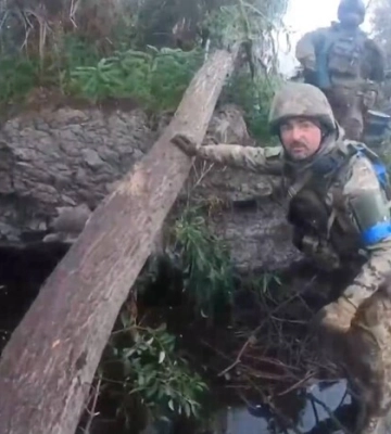 Як українські морпіхи висаджувалися на лівий берег Херсонщини (відео)