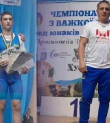 Двоє важкоатлетів привезли до Костополя нагороди Чемпіонату України