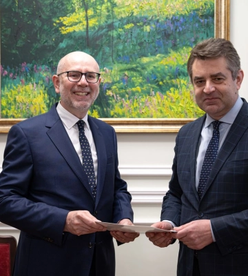 Новый посол Чехии начал работу в Украине Новый посол Чехии начал работу в Украине