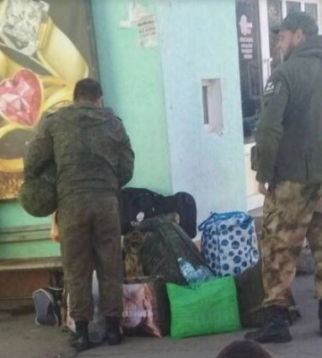 В Джанкой в оккупированном Крыму массово прибывают российские мобилизованные