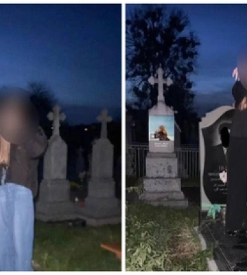 У Нововолинську неповнолітня влаштувала «фотосесію» на могилі, розпиваючи алкогольні напої | Новини Нововолинська