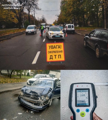 У Львові за добу патрульні зловили дев'ять п'яних водіїв, - ФОТО