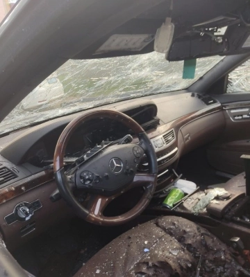 На Львівщині затримали чоловіка, який гранатою підірвав чужий Mercedes