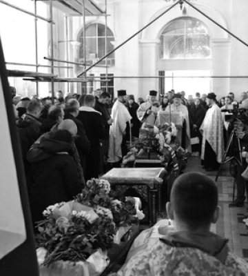 У Луцьку провели в останню дорогу захисників Валерія Семенюка та Анатолія Мерчука 