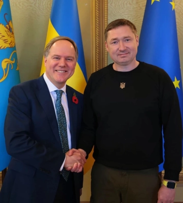 Посол Великої Британії в Україні Мартін Гарріс приїхав до Львова, де навчався у двох університетах