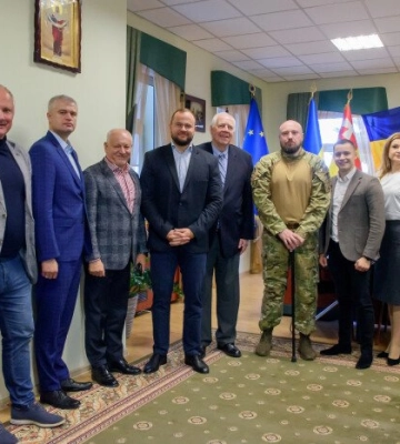 До Луцька завітали поважні гості зі США