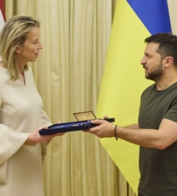 До Києва прибула міністерка оборони Нідерландів і зустрілася з Зеленським