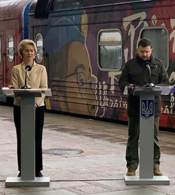 Фон дер Ляен рассказала о целях визита в Украину