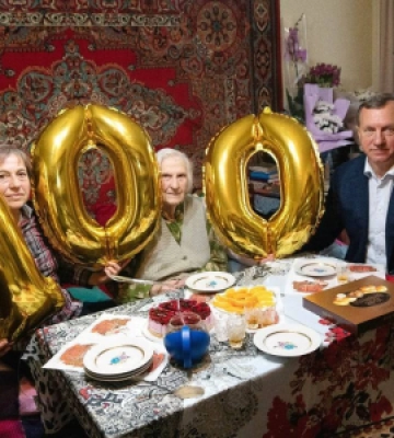 Ужгородка Антоніна Готліб відзначила 100-літній ювілей (ФОТО)