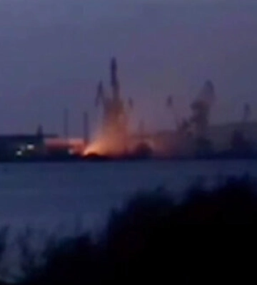 ЗСУ завдали успішних ударів по морській та портовій інфраструктурі суднобудівного заводу &quot;Залив&quot; у Керчі, - СтратКом. ВIДЕО