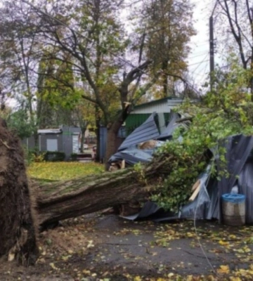 В Киеве зафиксировано подтопление из-за непогоды
